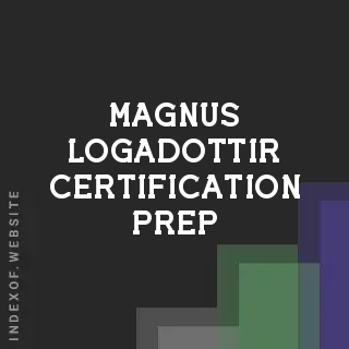 Magnus Logadottir Certification Prep | Indexof