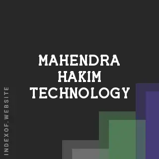 Mahendra Hakim Technology | Indexof