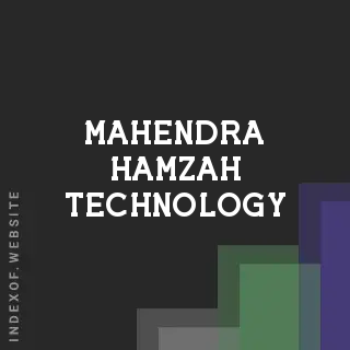 Mahendra Hamzah Technology | Indexof