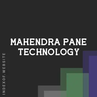 Mahendra Pane Technology | Indexof