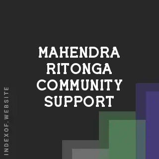 Mahendra Ritonga Community Support | Indexof