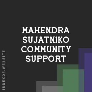 Mahendra Sujatniko Community Support | Indexof
