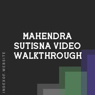 Mahendra Sutisna Video Walkthrough | Indexof