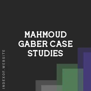 Mahmoud Gaber Case Studies | Indexof