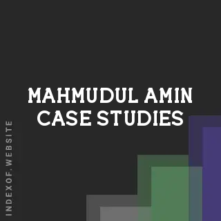 Mahmudul Amin Case Studies | Indexof