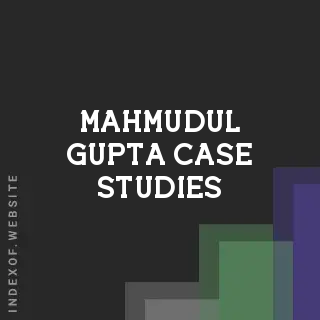 Mahmudul Gupta Case Studies | Indexof