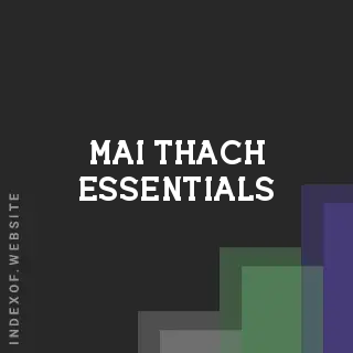 Mai Thach Essentials | Indexof