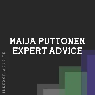 Maija Puttonen Expert Advice | Indexof