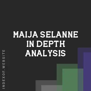Maija Selanne In-Depth Analysis | Indexof