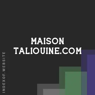 maison-taliouine.com by Gloria Dizon site -  Indexof
