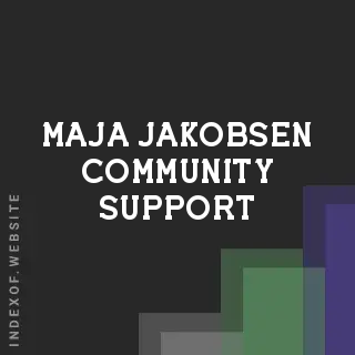 Maja Jakobsen Community Support | Indexof