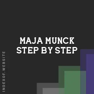 Maja Munck Step-by-Step | Indexof