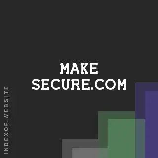 make-secure.com by Sjoerd van Veen site -  Indexof