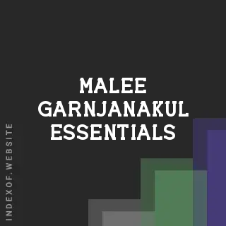 Malee Garnjanakul Essentials | Indexof