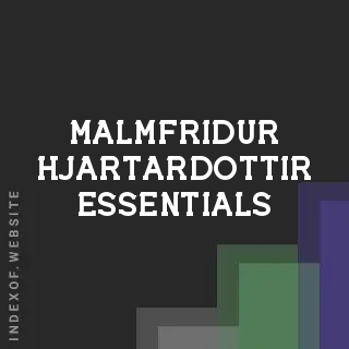 Malmfridur Hjartardottir Essentials | Indexof