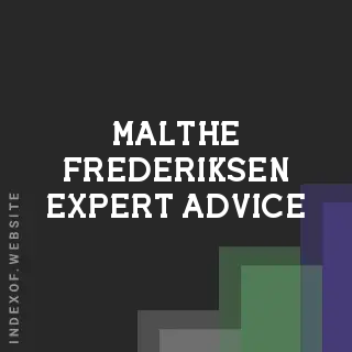 Malthe Frederiksen Expert Advice | Indexof