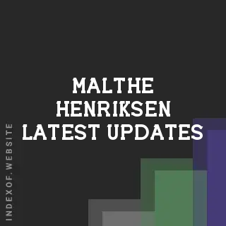 Malthe Henriksen Latest Updates | Indexof
