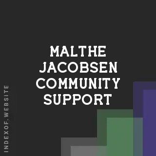 Malthe Jacobsen Community Support | Indexof