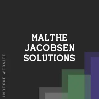 Malthe Jacobsen Solutions | Indexof