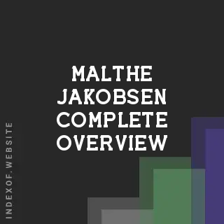 Malthe Jakobsen Complete Overview | Indexof