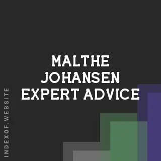 Malthe Johansen Expert Advice | Indexof