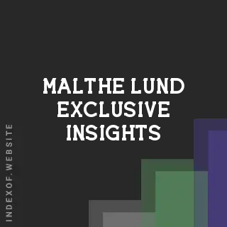 Malthe Lund Exclusive Insights | Indexof