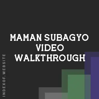 Maman Subagyo Video Walkthrough | Indexof