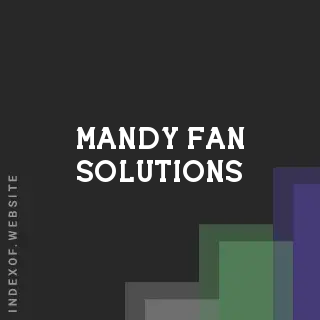 Mandy Fan Solutions | Indexof