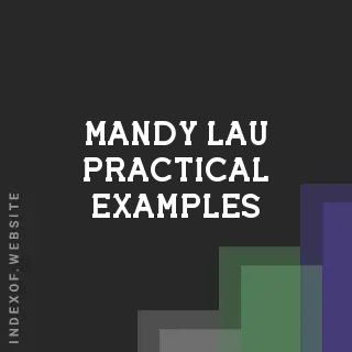 Mandy Lau Practical Examples | Indexof