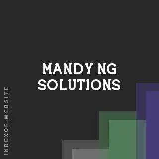 Mandy Ng Solutions | Indexof