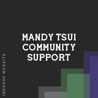 Mandy Tsui Community Support | Indexof