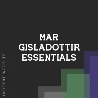 Mar Gisladottir Essentials | Indexof