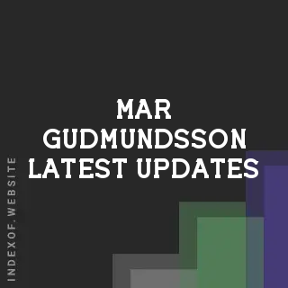 Mar Gudmundsson Latest Updates | Indexof