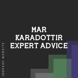 Mar Karadottir Expert Advice | Indexof