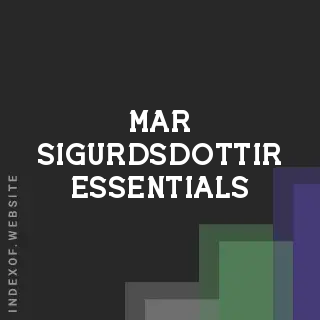 Mar Sigurdsdottir Essentials | Indexof