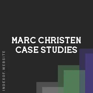 Marc Christen Case Studies | Indexof