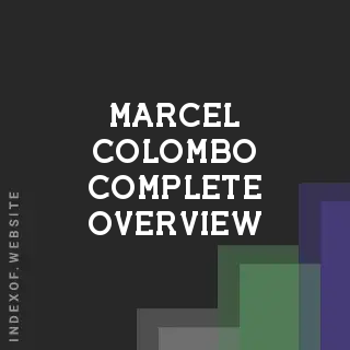 Marcel Colombo Complete Overview | Indexof