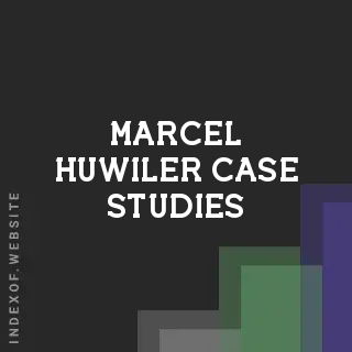 Marcel Huwiler Case Studies | Indexof