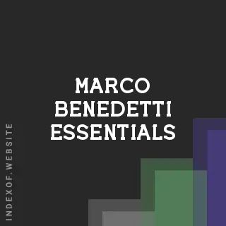 Marco Benedetti Essentials | Indexof