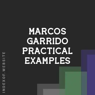 Marcos Garrido Practical Examples | Indexof