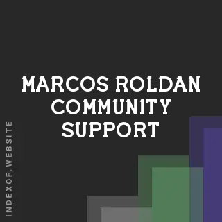 Marcos Roldan Community Support | Indexof