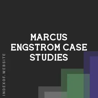 Marcus Engstrom Case Studies | Indexof