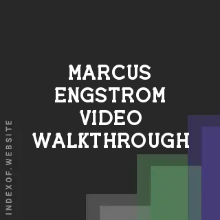 Marcus Engstrom Video Walkthrough | Indexof