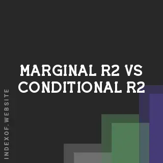 Can Marginal R2 be Greater Than Conditional R2 in a GLMM?