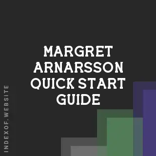 Margret Arnarsson Quick Start Guide | Indexof