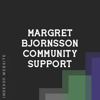 Margret Bjornsson Community Support | Indexof