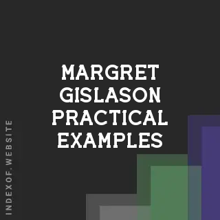 Margret Gislason Practical Examples | Indexof