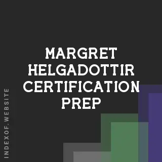 Margret Helgadottir Certification Prep | Indexof