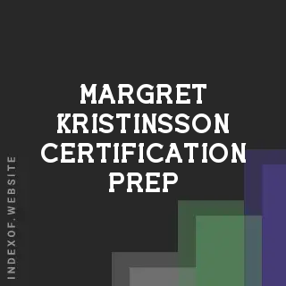 Margret Kristinsson Certification Prep | Indexof