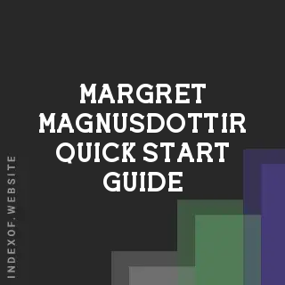 Margret Magnusdottir Quick Start Guide | Indexof